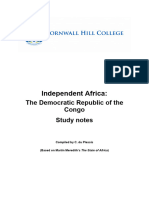 GR 12 Study Notes - Independent Africa - Congo