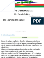 Energie Solaire ESMT - 2020