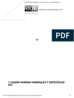 1 Cuadro Normas Generales y Específicas SST - Implementando Sgi