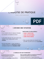 L'Analyse de Pratique