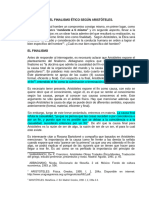 EL FINALISMO ÉTICO SEGÚN ARISTÓTELES Imprimir