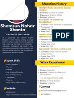 Resume of Shanta