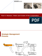 Part II: Mission, Vision and Goals of The Corporation