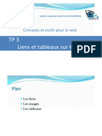 Concepts Et Outils Pour Le Web: TP3 Liens Et Tableaux Sur HTML