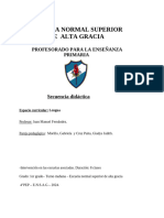 +SECUENCIA DE LENGUA 1° GRADO - Aa