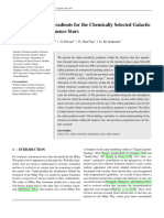 Radial Metallicity Gradients For The Chemically Selected Galactic Thin Disc Main-Sequence Stars