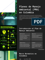 Planes de Manejo Ambiental PMA en Colombia