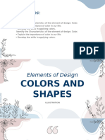 Elements of Design (Shape and Color Form)