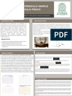 Documento Póster Científico Simple Marrón