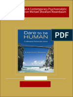 Full Download Dare To Be Human A Contemporary Psychoanalytic Journey 1st Edition Michael Shoshani Rosenbaum PDF