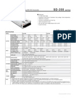 350W Single Output DC-DC Converter: Series