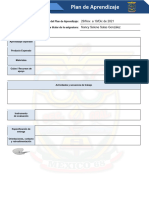 Periodo Del Plan de Aprendizaje: Nombre Del Docente Titular de La Asignatura