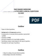 CLS 603 Lecture Note 2 