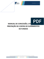 Prestação de Contas de Suprimentos de Fundos