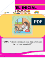 (3 AÑOS) 18 DE OCTUBRE INICIAL - Docxcomo Cuidamos A Los Aniamles de Mi Comunidad