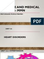 Unit 4. 6.3 Heart Disorders - Hypertension - Mrs Yungana