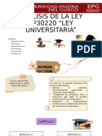 Análisis de La Ley Nº30220