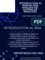 Introducción Al Manual MSA (Análisis Del Sistema de Medición)