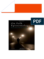 Complete Download On Folk Epistemology: How We Think and Talk About Knowledge 1st Edition Mikkel Gerken PDF All Chapters