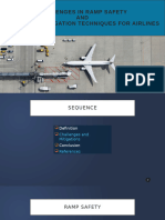 Challenges in Ramp Safety and Probable Mitigation Techniques For Airlines