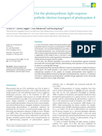 New Phytologist - 2013 - Ye - A Mechanistic Model For The Photosynthesis Light Response Based On The Photosynthetic