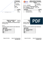 Document SY Fees