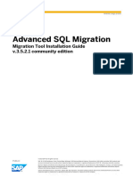 SAP® Advanced SQL Migration Tool Installation Guide v3.5.2.1