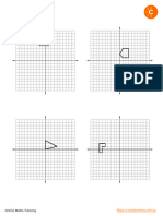 Year 8 Geometry Maths Worksheet Reflections Clueylearning - Com.au 1300182000