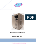 SET 560 AC Drive User Manual