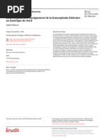 La Perception de L'enseignement de La Francophonie Littéraire en Amérique Du Nord