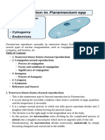 Reproduction in Paramecium