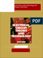 Instant Download Electrical Circuit Theory and Technology 3rd Edition John Bird PDF All Chapter