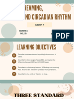 Group 7 - Sleep, Dreaming and Circadian Rhythms.