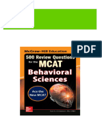 5259get McGraw-Hill Education 500 Review Questions For The McAt: Behavioral Sciences Christensen Free All Chapters