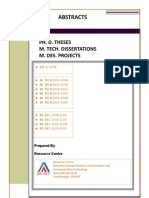 Thesis Abstracts 2010