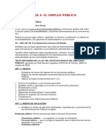 Tema 5 Empleo Publico Derecho