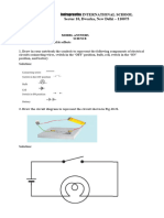 10 - Electric Current and Its Effects Model Answers