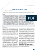 Early Interventions For Clinical High-Risk State For Psychosis Gamze ERZİN1,2, Sinan GÜLÖKSÜZ2,3