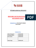 History of Exchange Rate Determination