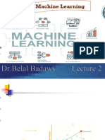 Lecture 2 Machine Learning