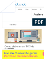 Como Elaborar Um TCC de Sucesso