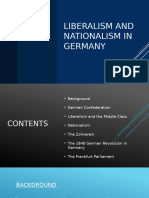 Liberalism and Nationalism in Germany