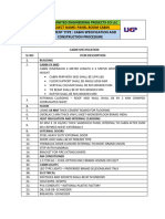 Cabin Specification and Construction Procedure