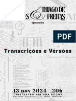 Transcrições e Versões - Programa