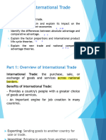 Unit 1 - International Trade - Part 1 - To Sts