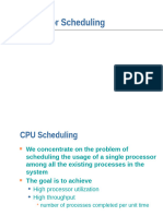 Processor Scheduling