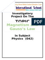 Magnetism and Gauss's Law