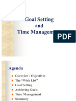 Goal Setting Time Management