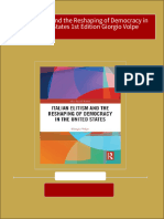 Instant Access To Italian Elitism and The Reshaping of Democracy in The United States 1st Edition Giorgio Volpe Ebook Full Chapters