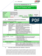 Proyecto de Aprendizaje - Preparamos Nuestros Proyectos de Investigacion para La Fencyt